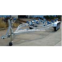 boat trailer with triple axle