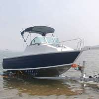 5.5m sport aluminum cuddy cabin fishing boat with CE approved