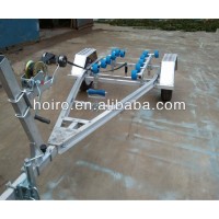 3.9m jet ski single axles aluminum Trailer with rollers